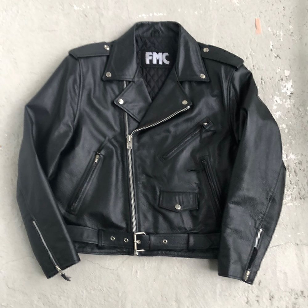 Vintage FMC Leather Biker jacket